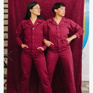 Big Bud Press Jumpsuit, Cranberry, Size XS